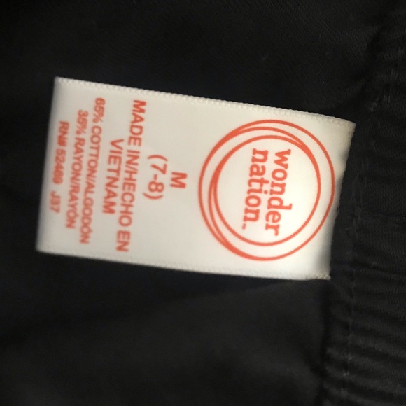 two shorts for 7-year-olds, one denim blue,black - Picture 12 of 12